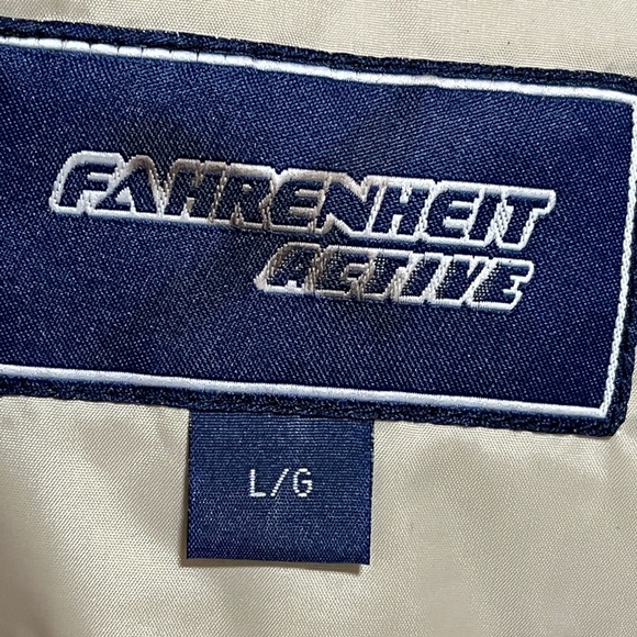 Fahrenheit Active Puffer Vest - Beige - Size L - Quilted Zip-Up Outerwear - Picture 4 of 10